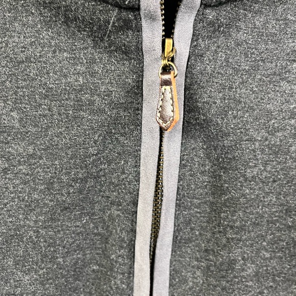 J. McLaughlin Women’s Claremont 1/4 Zip Dark Heather Gray Pull Over Sweater- XS - Picture 6 of 7